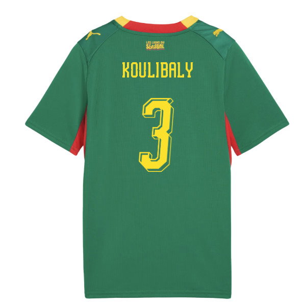 2026-2027 Senegal Away Shirt (Kids) (Koulibaly 3)-SoccerKits Hub | Buy Soccer Jerseys Online